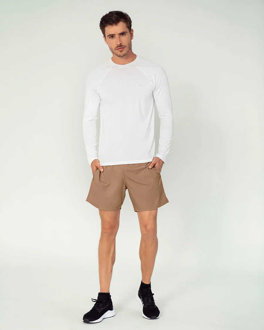 Camiseta deportiva masculina manga larga con protección UV - 508025N