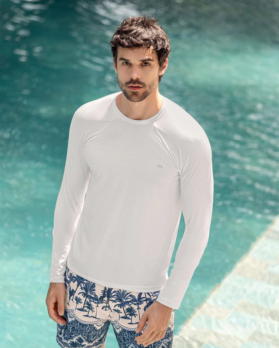 Camiseta deportiva masculina manga larga con protección UV - 508025N
