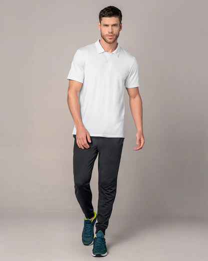 Camiseta deportiva transpirable con cuello tipo polo - 508042