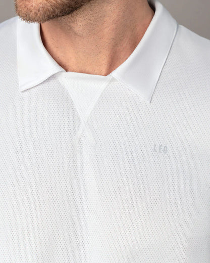 Camiseta deportiva transpirable con cuello tipo polo - 508042