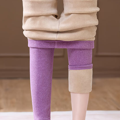 6863 ❄️ PANTALÓN TÉRMICO CON FORRO GRUESO 💜