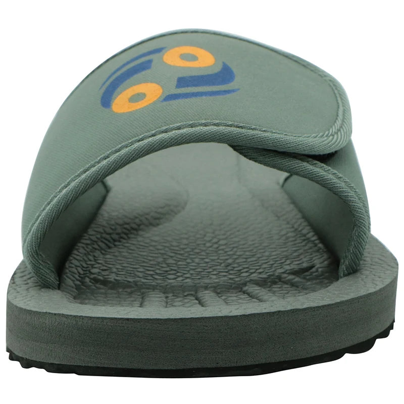 Comfortable Bathroom Slippers for Men Summer Massage Home Rubber Sole Non-Slip Gray Slide Beach Shoes Sandals Wholesale Dropship