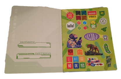1353-44 📘 Cuaderno Cosido Summer Norma Sticker Niño 25852