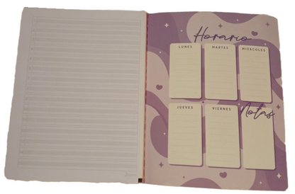 1353-43 🌸 Cuaderno Cosido Summer - Norma Stiker Niña 25851