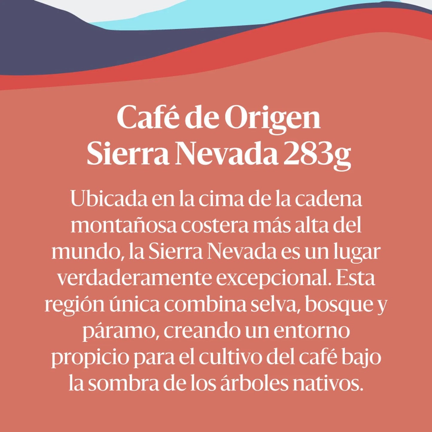 1091-7 ☕⛰️ Café Origen Sierra Nevada Juan Valdez – Molido
