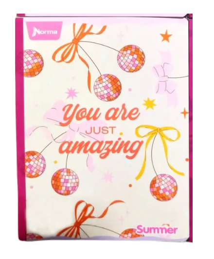 1353-41   🌸📒 Cuaderno Cosido Summer Norma Niña – Donde estudiar se siente bonito 23898