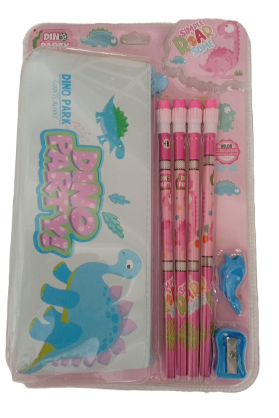 13101-9 🦫✏️ Cartuchera Set Escolar Capibara con Lápices – Todo listo para aprender con alegría