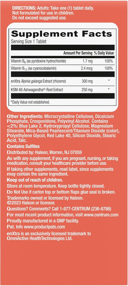 Clear Mind and Calm Mood Menopause Support Tablets, with Clinically Studied Enxtra, 30 Count