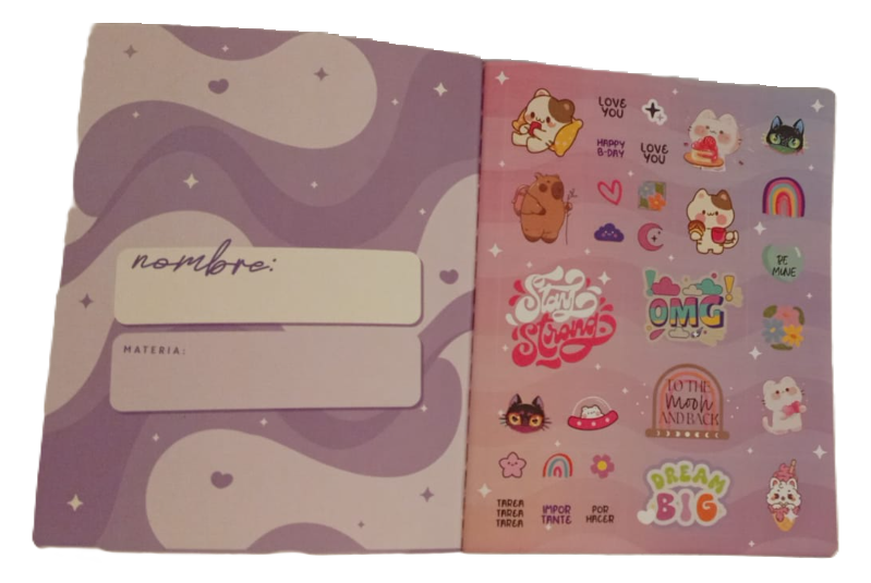 1353-41   🌸📒 Cuaderno Cosido Summer Norma Niña – Donde estudiar se siente bonito 23898