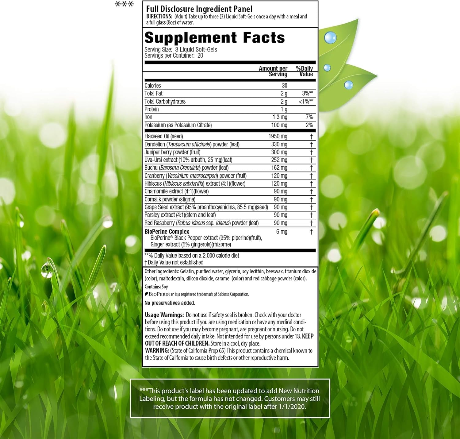 Bloat-Away - Water Balance Support - Replenish Electrolytes & Essential Minerals - 60 Liquid Soft-Gels