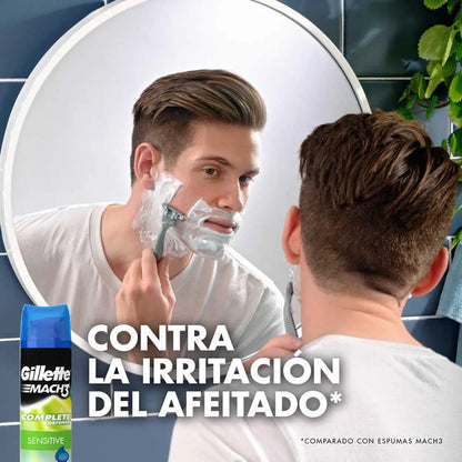 Gel Gillette Mach3 Sensitive x 2 unds x 198g c/u  - N22853