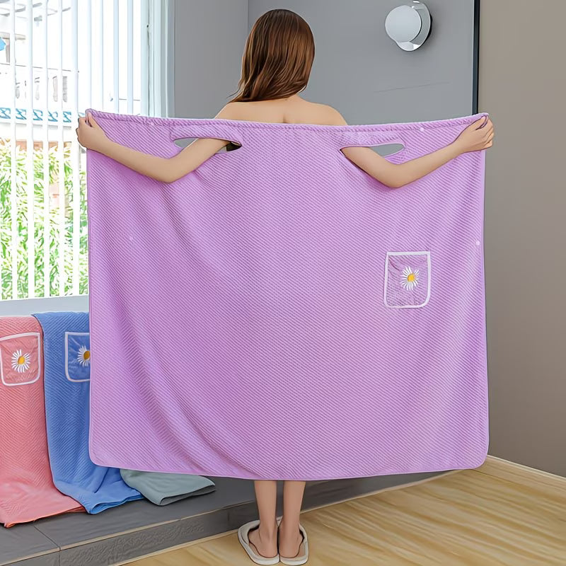 61213 🌼 Bata de Baño de Felpa Súper Suave para Mujer - P810