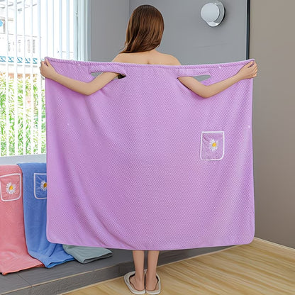 61213 🌼 Bata de Baño de Felpa Súper Suave para Mujer - P810