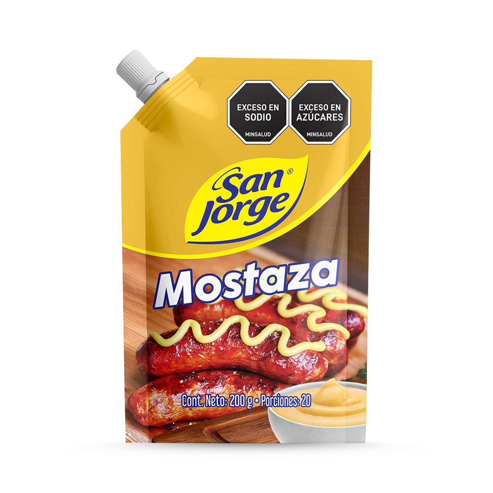 102101-2 🌭✨ Salsa Mostaza San Jorge 200g