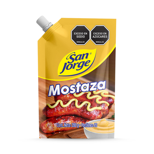 102101-2 🌭✨ Salsa Mostaza San Jorge 200g