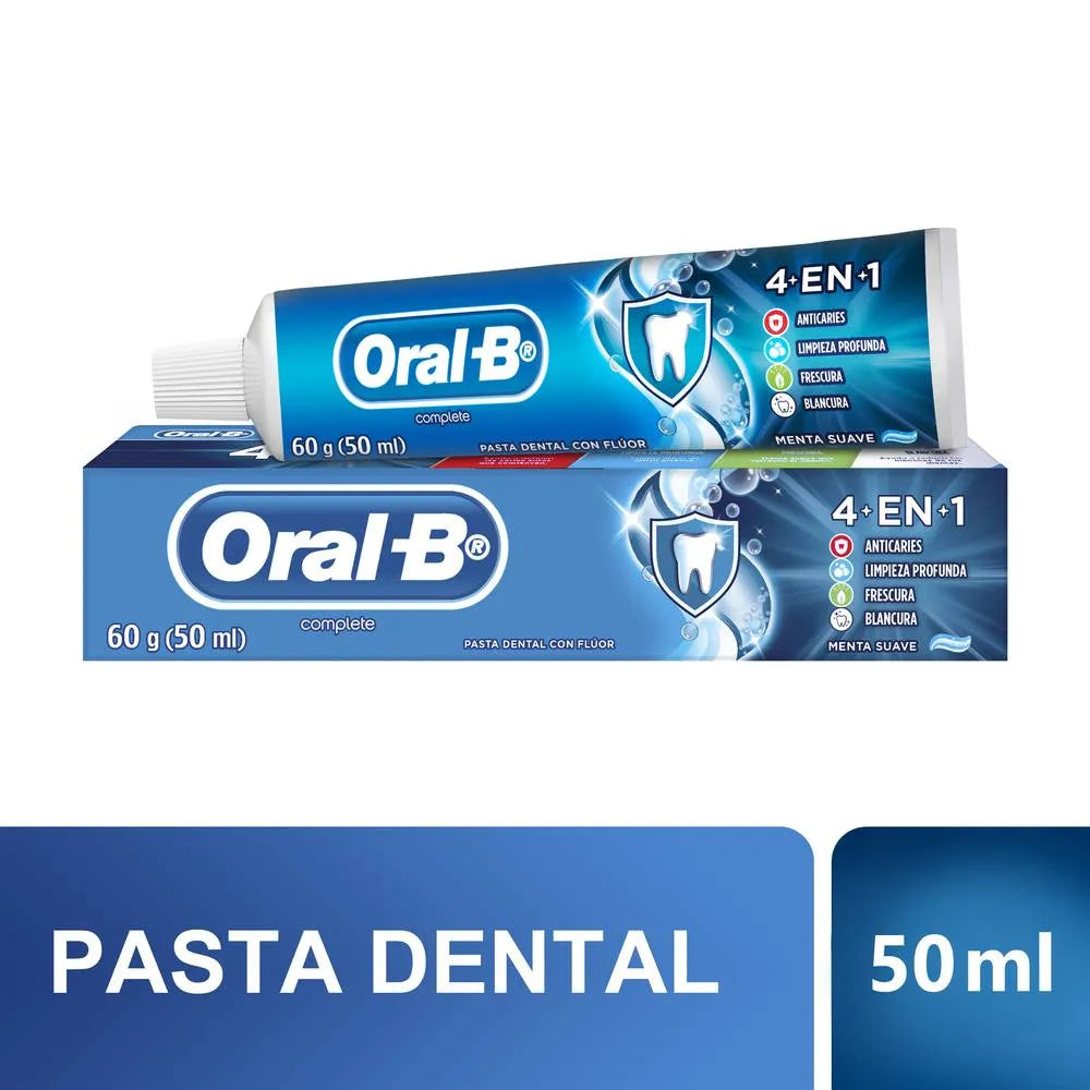 12216 🦷 Crema Dental Oral-B Complete 4 en 1 60g ✨