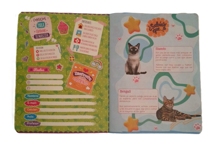 1353-57 🌿 Cuaderno Cosido WILDLIFE PAPPYER - Niña 17489