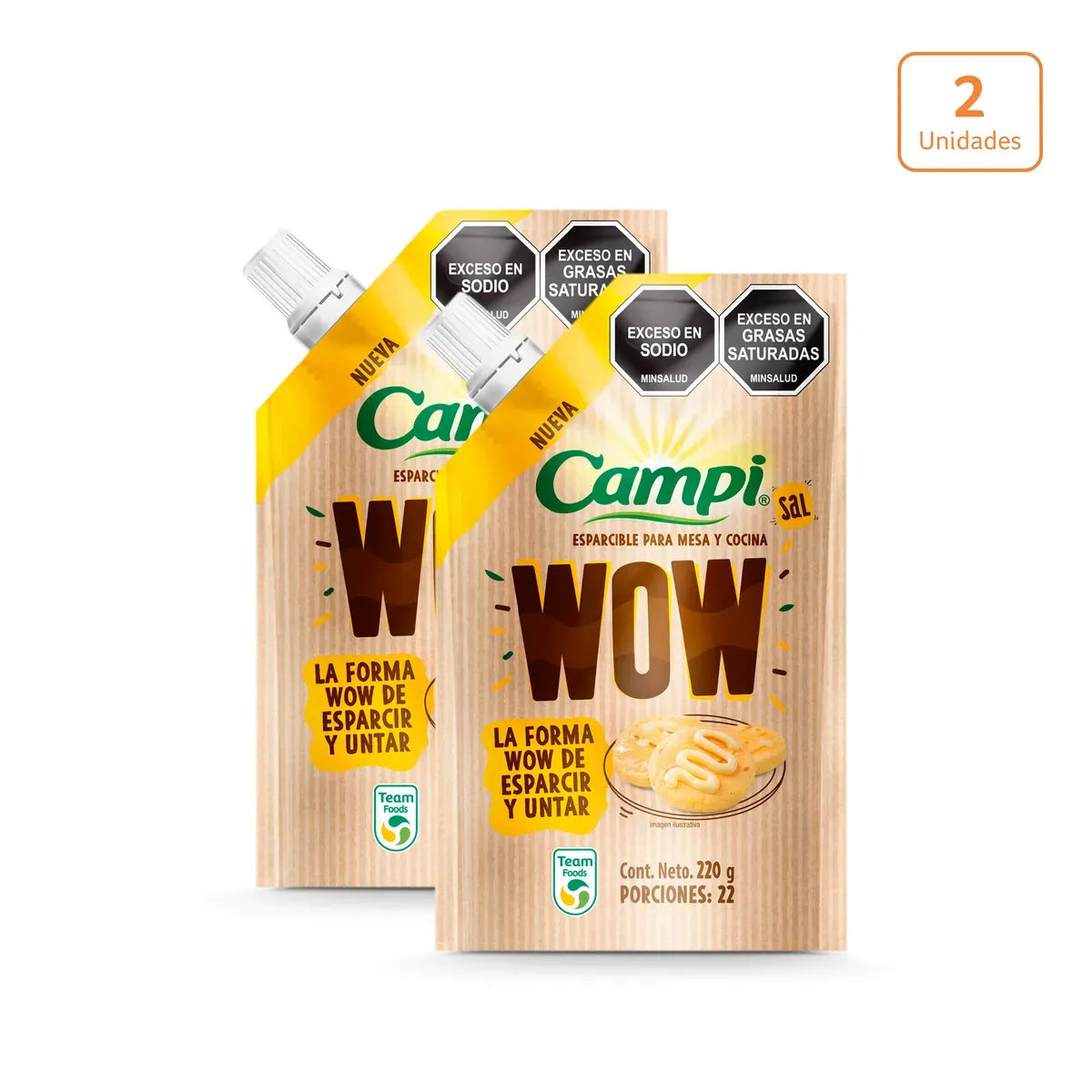 Campi® Wow Esparcible x 220g c/u -N 80461