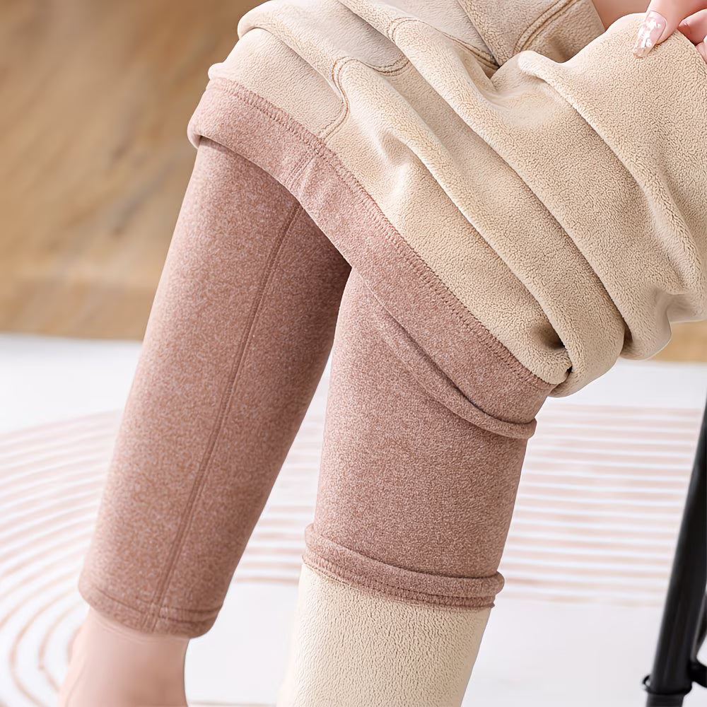 6863 ❄️ PANTALÓN TÉRMICO CON FORRO GRUESO 💜