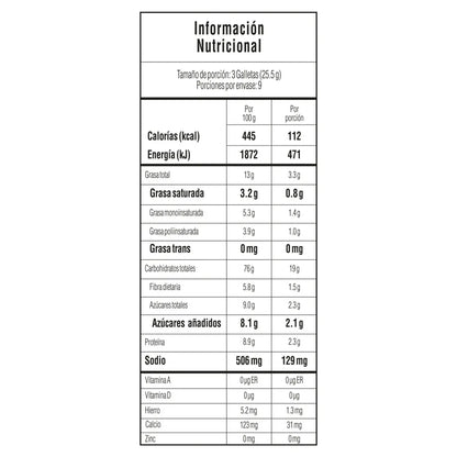 Galletas Crackers Surtidas Tosh Miel, Ajonjolí y Fusión de Cereales x 36unds - N84031
