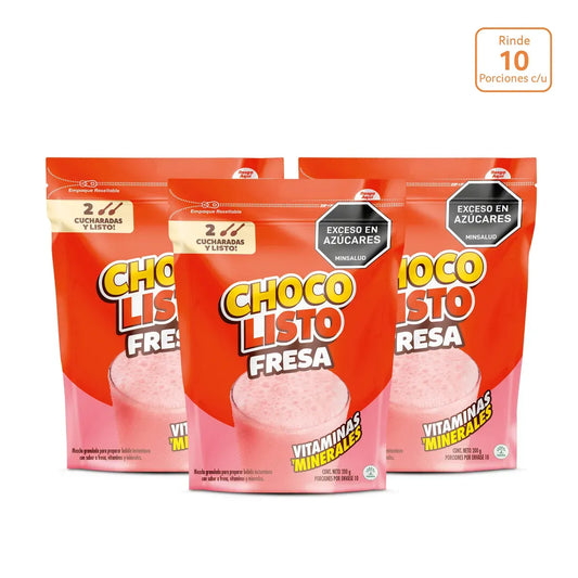 Combo - 3 Chocolisto Fresa bolsa x 200g c/u - N84057