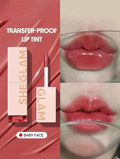 SHEGLAM Take a Hint Lip Tint-Baby Face Color Changing Long-Lasting Lip Gloss High Gloss Finish All Day Non-Sticky Moisturizing Lip Stain for Dry Lips Pink Liquid Lipstick Easter Mother'S Day Graduation Birthday Holiday Winter Y2K Fancy Fashion Makeup Cosmetic Party Beach Travel Camping Outdoors School Campus Trip Festivals Decor Gift Present Rose Girl Cosplay Best Color Charm Vibe