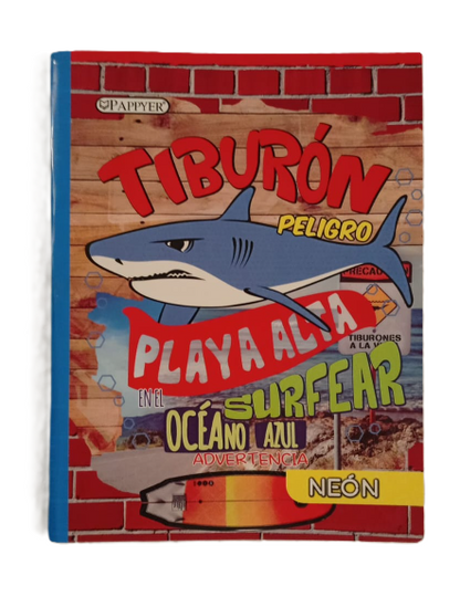 135358 ⚡ Cuaderno Cosido Neón Escarchado PAPPYER – Niño 17615