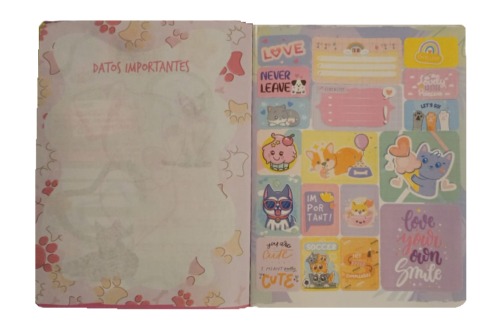 1353-57 🌿 Cuaderno Cosido WILDLIFE PAPPYER - Niña 17489