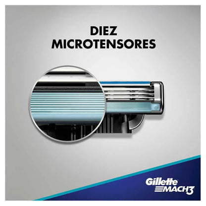 1563 💧 Máquina para Afeitar Gillette Mach3 Aqua Grip 1UP