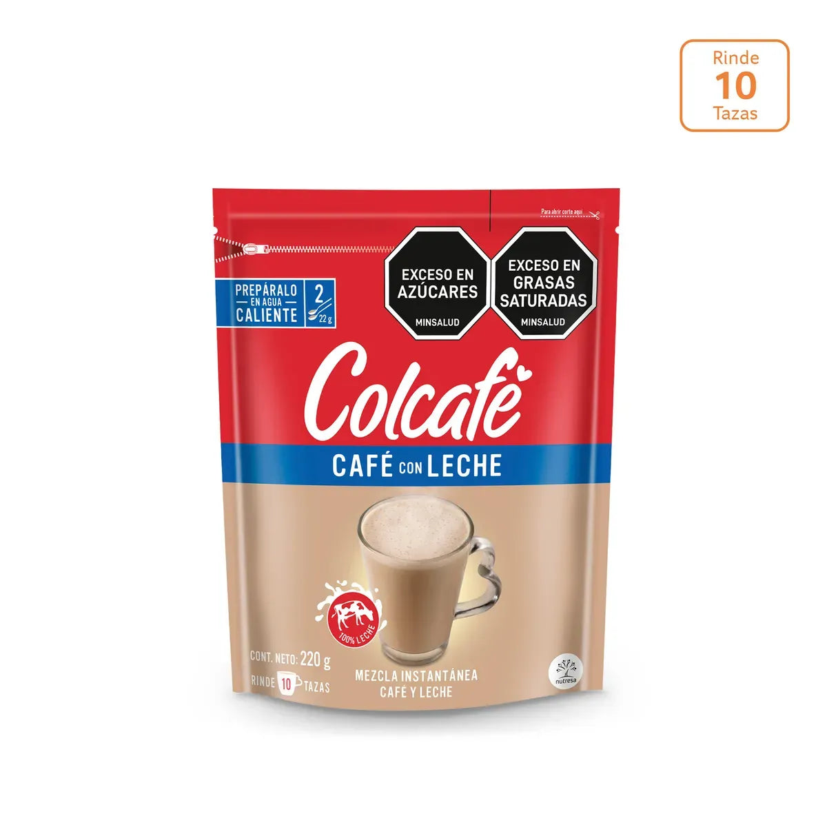 Cafe con leche COLCAFE doypack 220g 14un - N94011