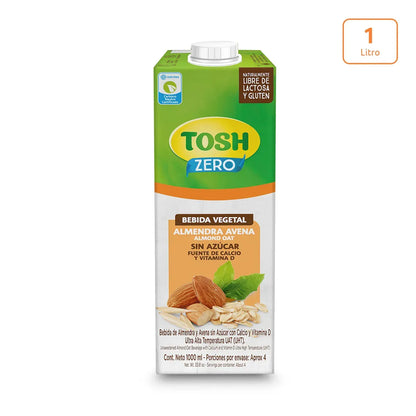 Bebida Tosh Avena Almendra sin azúcar x 1L - N4790
