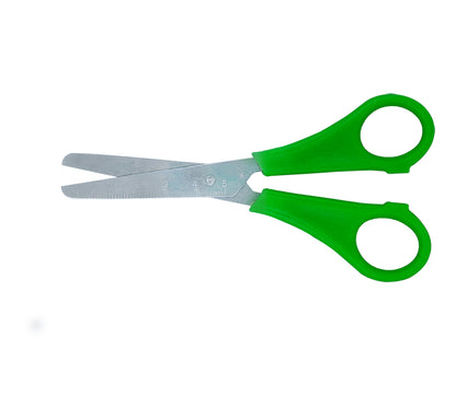 1382 ✂️🎒 Tijera Escolar Métrica 5 Punta Roma