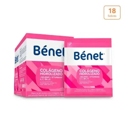 8382 ✨ BÉNET Colágeno Hidrolizado 18 Sobres x 5.8 g - N97527