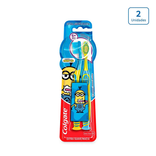 Cepillo Dental Colgate Minions 6+ x 2 unds CÓD N97552