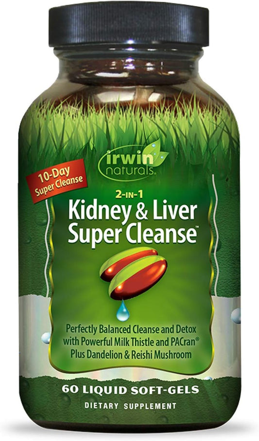 2-In-1 Kidney & Liver Super Cleanse 60 Sgels