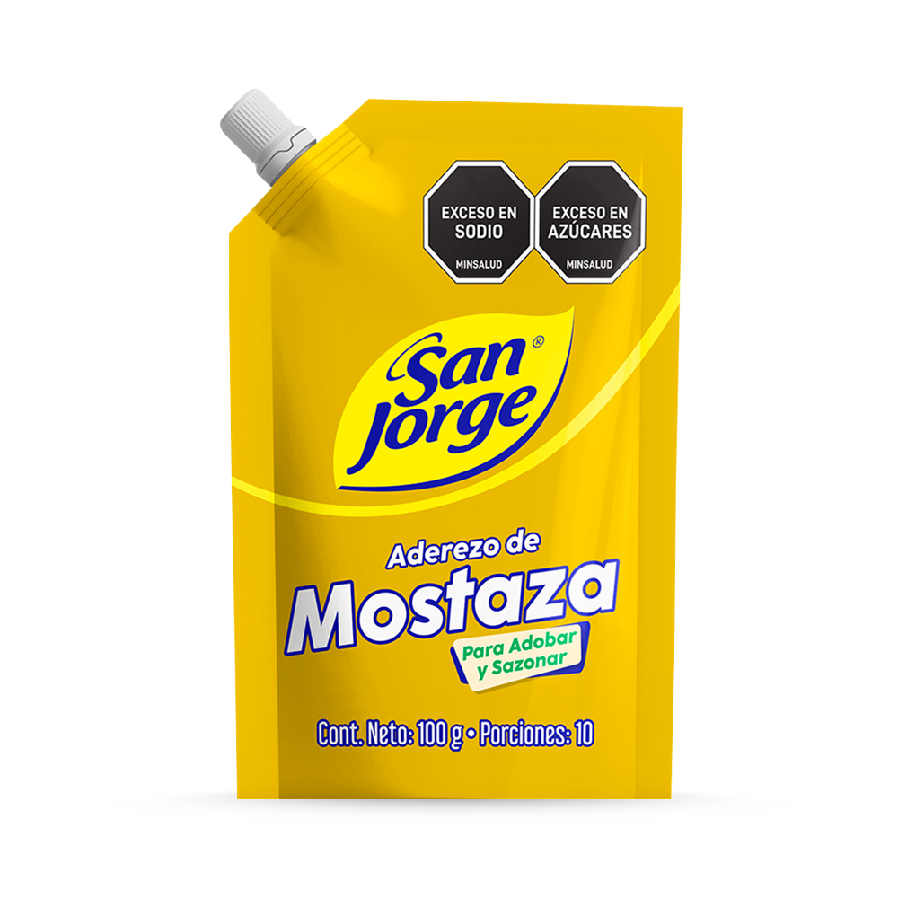 102101-3 🌟🥗 Aderezo de Mostaza San Jorge 100g