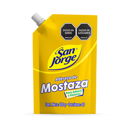 102101-3 🌟🥗 Aderezo de Mostaza San Jorge 100g