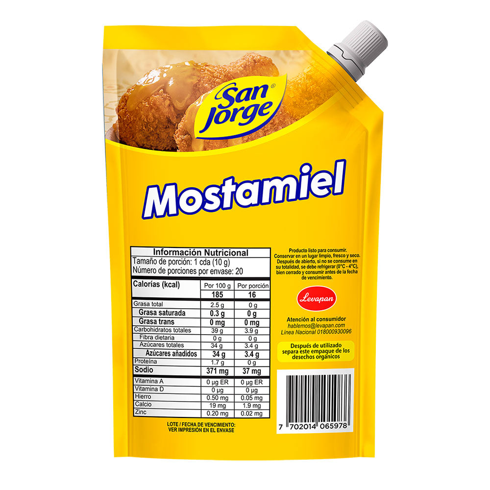 102101-1 🍯✨ Salsa Mostamiel San Jorge 200g