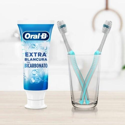 12215 🦷 Crema Dental Oral-B Extra Blancura con Bicarbonato 58 ml ✨