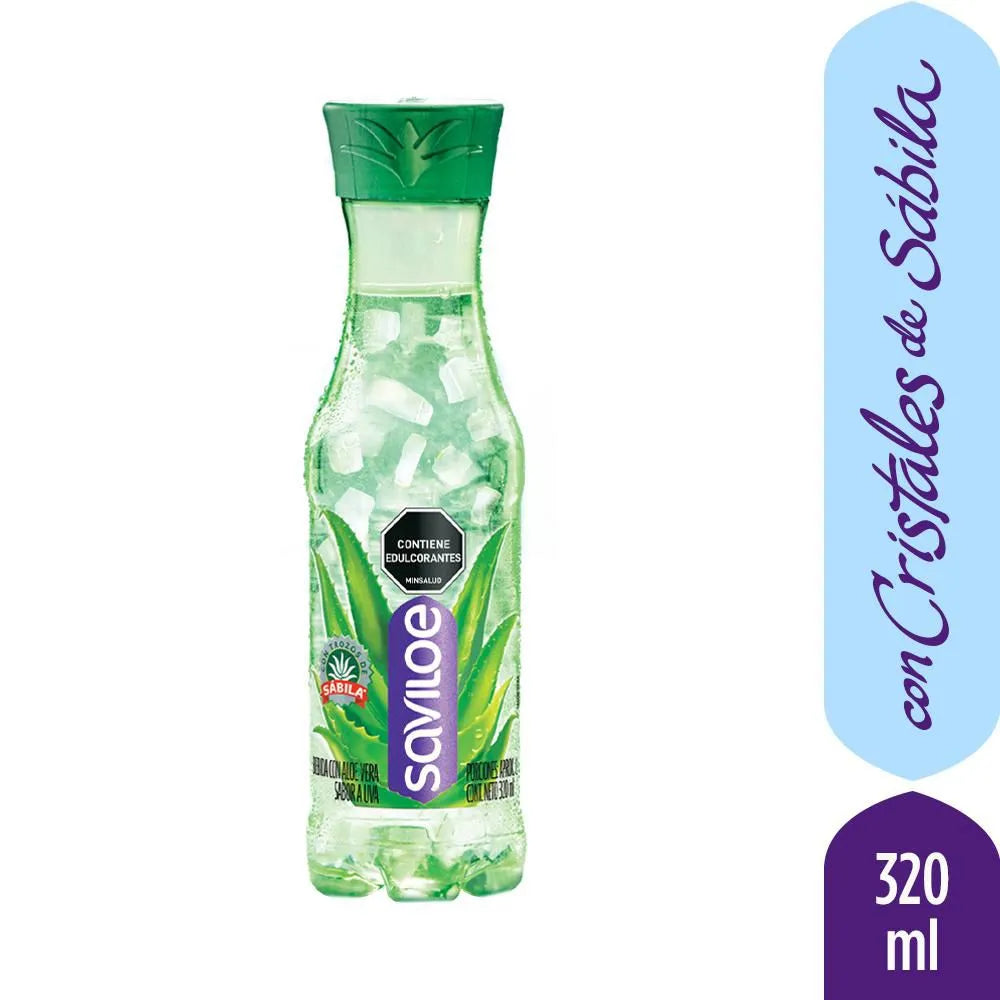 10681 🌿 SAVILOE QUALA con Cristales de Sábila (320 ml)