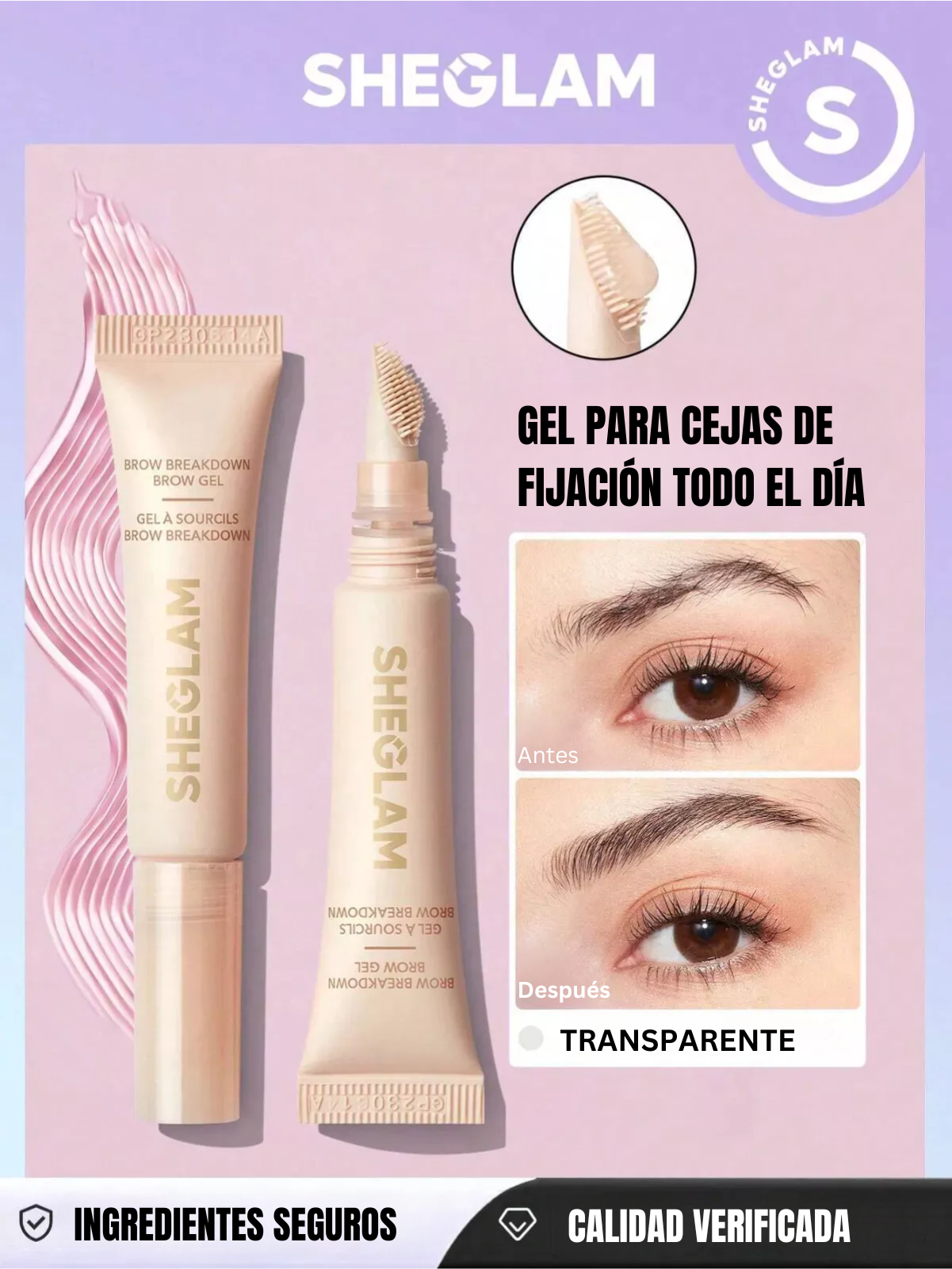 SHEGLAM Brow Breakdown Gel para cejas