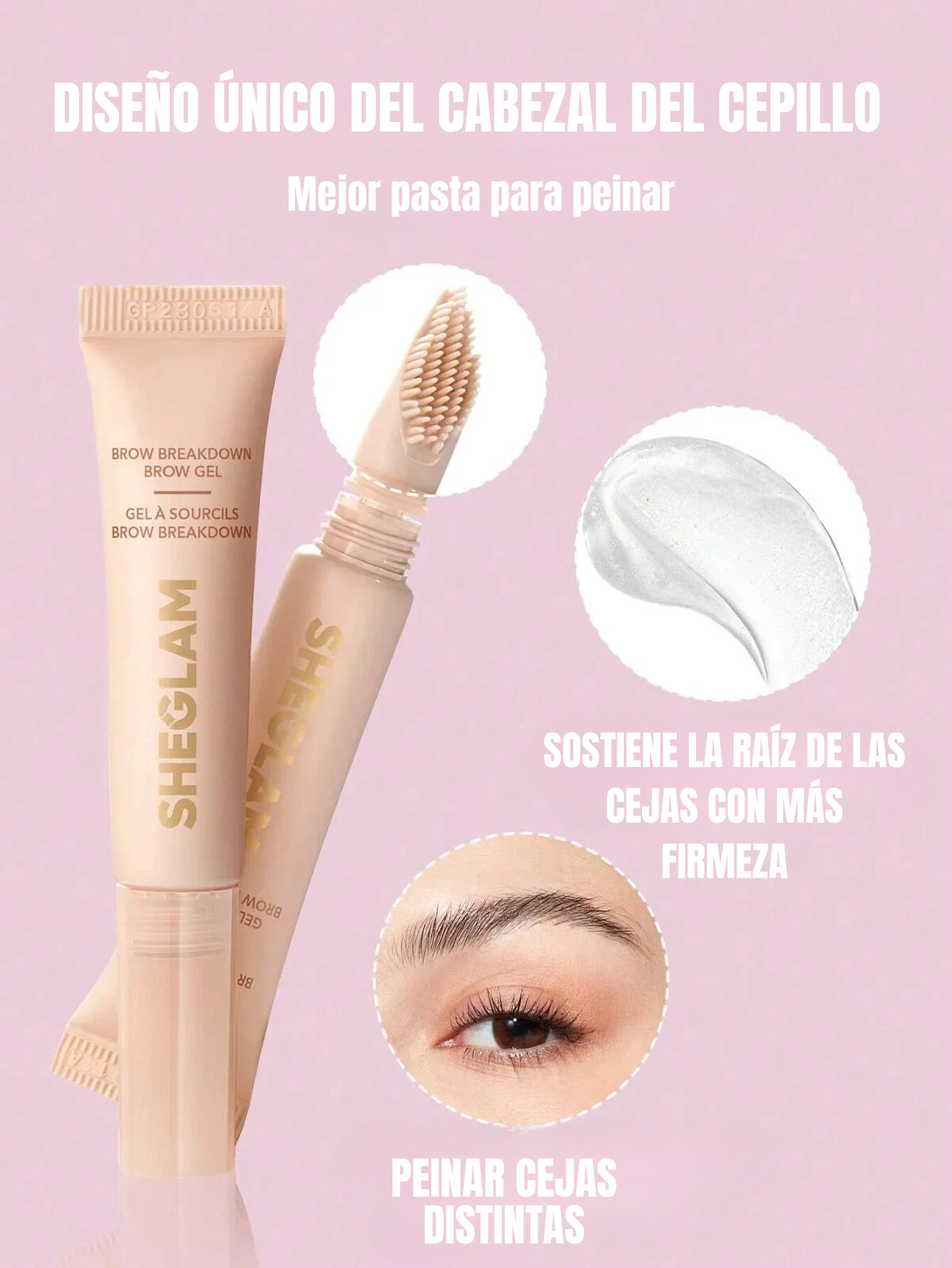 SHEGLAM Brow Breakdown Gel para cejas