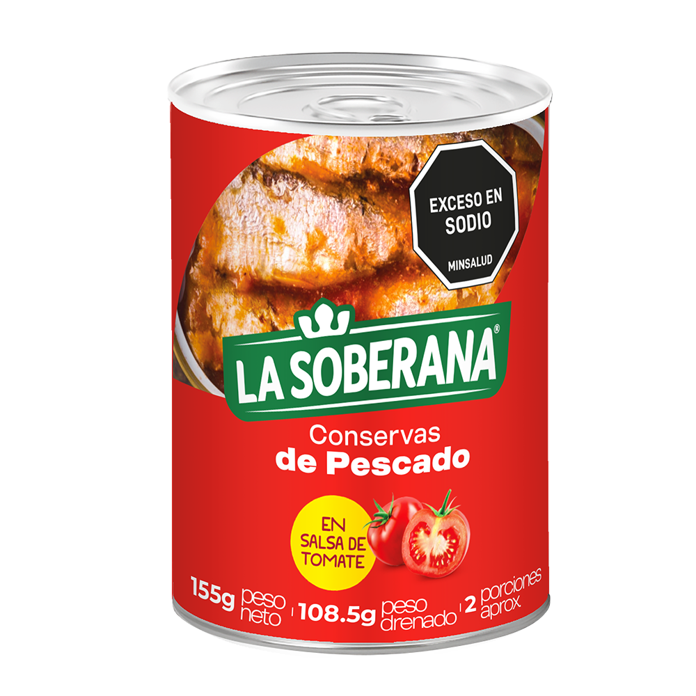 101375 🐟 La Soberana Tinapa Tomate 155g