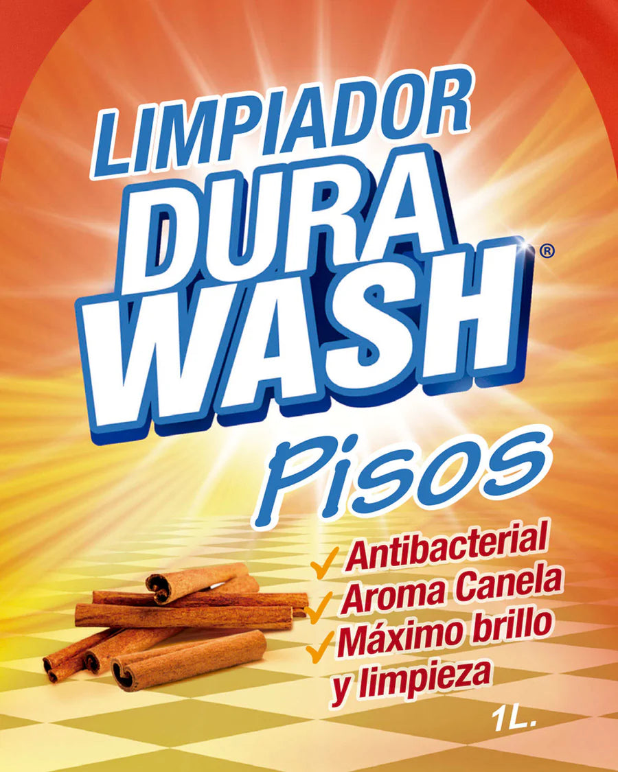 11473 🍂 Limpiador de Pisos Canela Antibacterial Dura Wash 1L