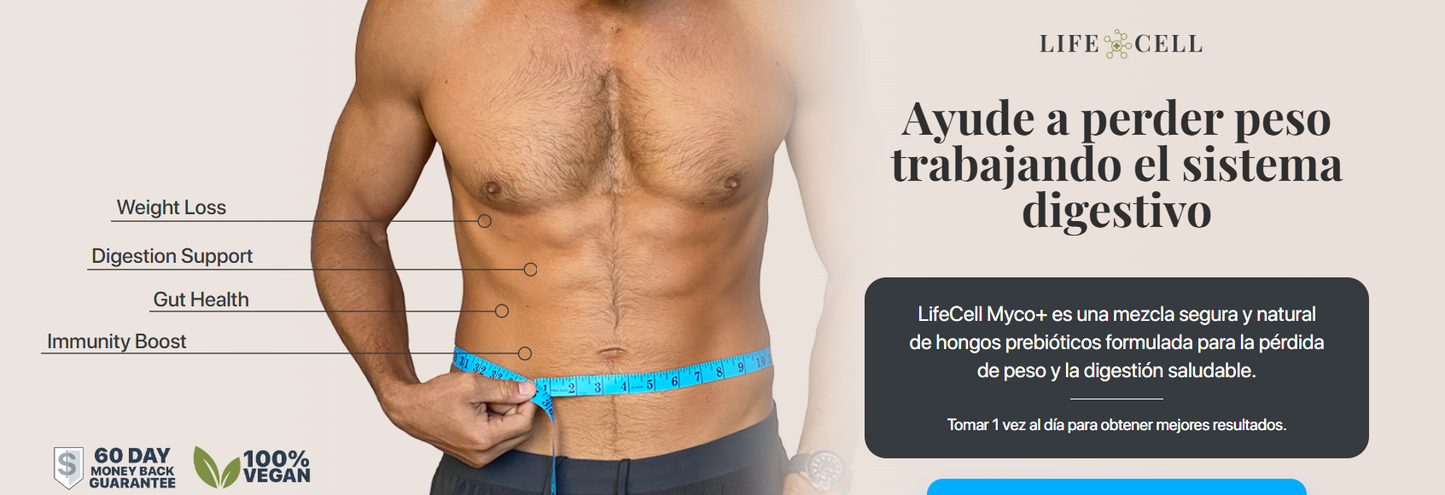 LifeCell Myco+ - Producto dietético a base de hongos