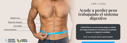 LifeCell Myco+ - Producto dietético a base de hongos