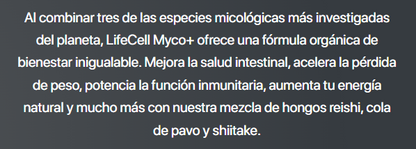 LifeCell Myco+ - Producto dietético a base de hongos