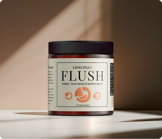 LifeCell Flush for Men - Suplemento de Fibra / Magnesio - LC2