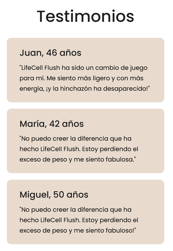 LifeCell Flush for Men - Suplemento de Fibra / Magnesio - LC2