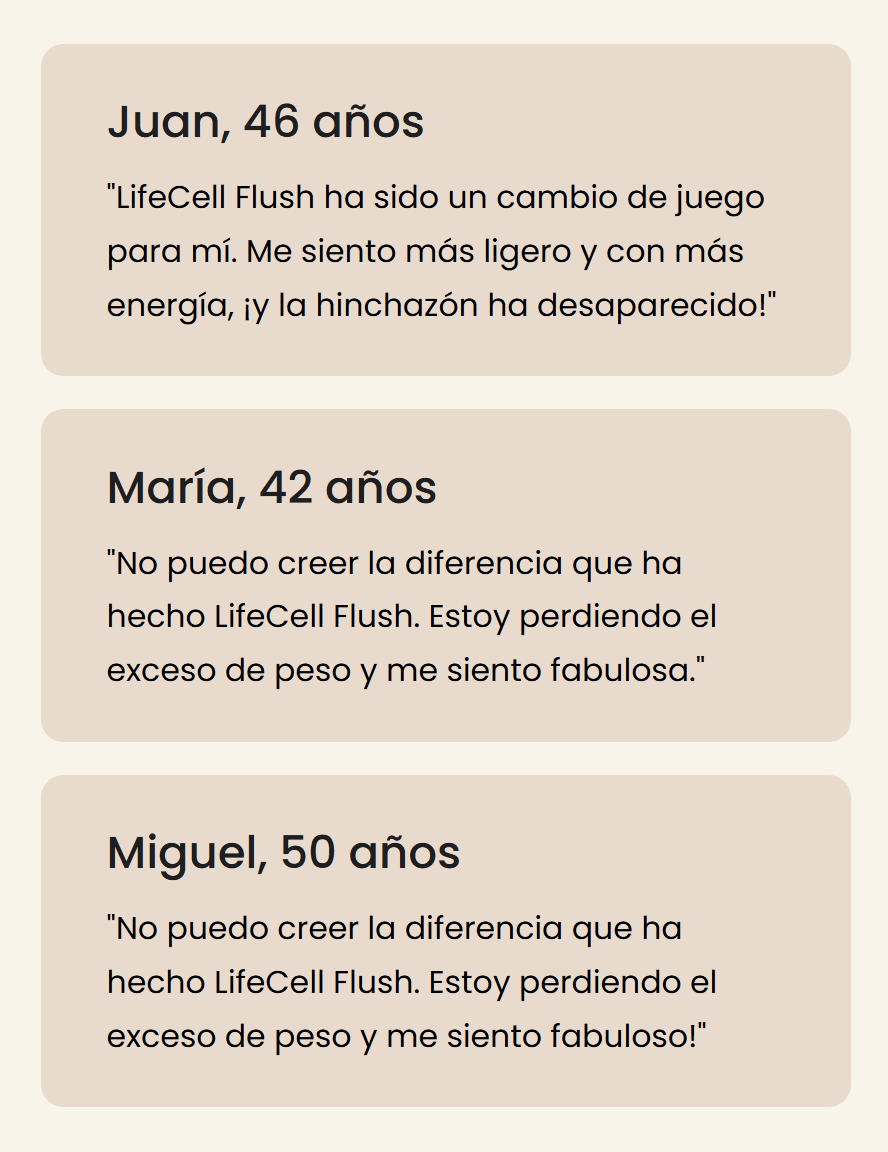 LifeCell Flush for Women - Suplemento de Fibra / Magnesio -  LC3